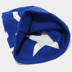 Bonnet en tricot jacquard double face de style de rue hommes et femmes cache-oreilles hip-hop pour l'automne et l'hiver chapeau pull à la mode - Product Image 5