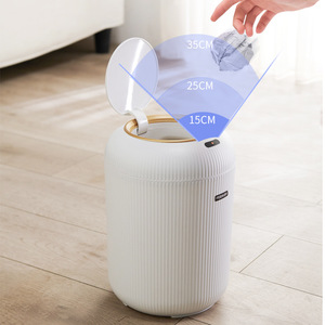 Cubo de basura de lujo con detección inteligente para el hogar, sala de estar, dormitorio, autosellado automático sin contacto, cubo de basura de reciclaje de cocina con tapa - Product Image 5