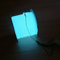 Néon bricolage Costumes décoration de voiture lumières fête danse Flexible découpe LED bande 1m/3m/5m lueur EL fil