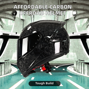 Último <span class=keywords><strong>casco</strong></span> de motocicleta de carbono para montar todoterreno ABS a precio de fábrica nueva condición con cierre de liberación rápida - Product Image 2