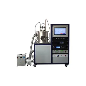 Magnetron Sputtering system with three Targets sputtering gun/ Vacuum Coating Machine- CY-MSP300S-2RF1DC