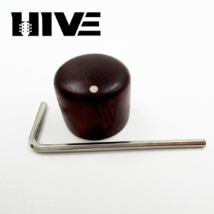 Bouton de guitare HIVE Exquisite Cocobolo, bouton en bois massif de 6 mm pour guitare électrique et basse, accessoire de modification personnalisé - Product Image 6