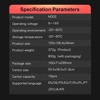 Escáner automotriz OBD2, Analizador de diagnóstico de coche, función de reinicio de aceite, versión de Software más nueva, batería, herramientas de diagnóstico en inglés