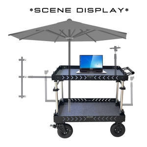 Chariot pour caméra NSH, voiture <span class=keywords><strong>de</strong></span> réalisateur, multifonctionnel, réglable, mobilité fluide, voyage facile - Product Image 6