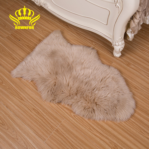 ROWNFUR usine vente 100cm lavable fausse peau de mouton fourrure longue pile maison chambre décoration canapé moelleux tapis tapis tapis de yoga - Product Image 4