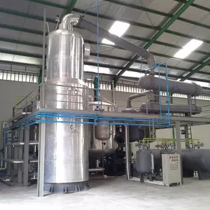 High Vacuum Batch distillation unit black oil refinery machine