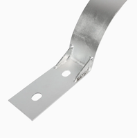 Collier de serrage pour tuyaux galvanisés à chaud, pour la fixation des conduites et la protection des câbles des stations solaires