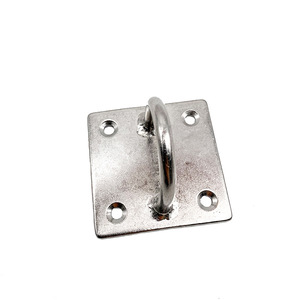 Stainless Steel Lift <b>Ring</b> 6mm Rectangular <b>Plate</b> Marine Hardware for Boat Rigging and Sail Accessories - Product Image 3