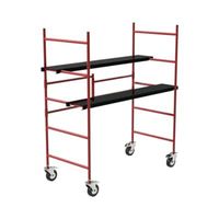 Échafaudage 2M 3M One Man Mini Plate-Forme Échelle en métal 6Ft Échafaudage en acier 10 mètres Mobile Manuel 6M 8 mètres