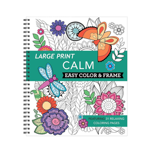 In lớn dễ dàng Màu sắc & Khung bìa cứng bù đắp in xoắn ốc ràng buộc giấy tái chế bình tĩnh căng thẳng-miễn phí Màu cuốn sách - Product Image 1