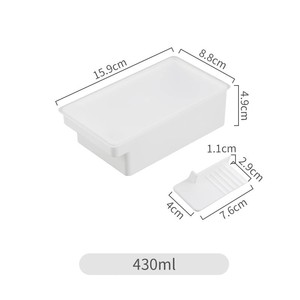 Wholesale Butter Cheese Storage <b>Box</b> Cutter <b>With</b> <b>Lid</b> and Knife Countertop for Refrigerator Kitchen - Product Image 4