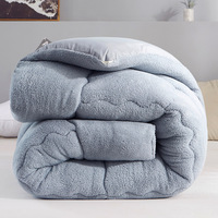 Couvre-lit matelassé d'été pour la maison et l'hôtel, fabrication directe d'usine, couette intelligente, édredon 100% microfibre de polyester, couette en fourrure de vison
