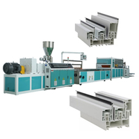 Chaîne de production d'extrusion de profil de fenêtre et de porte de PVC UPVC