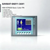 6AV6647-0AD11-3AX1, para Siemens, SIMATIC KTP600 Basic Color PN, SPS, Panel Táctil HMI, TFT de 6 Pulgadas, PROFINET, Pieza de Repuesto para Automatización