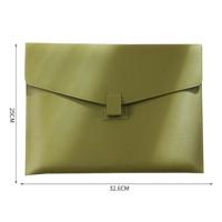 Carpeta Portadocumentos A4 Personalizada con Logotipo de Fábrica, Bolsa de Archivo de Cuero PU, Portadocumentos, Multicolor, Material de Oficina