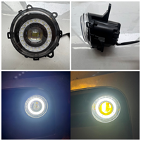 HuaFuXing Nuevo Faro Antiniebla LED con Ensamblaje DRL para Camión Mercedes Actros MP4 MP5 OE 9608200556 9608200456 E-MARK Actualizado