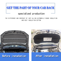 Couverture d'isolation de moteur de voiture de haute qualité adaptée à la Ford Focus 05-08