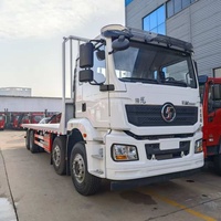 Camion plateau Shacman 8x4 340 CV pour transport de conteneurs avec plateau personnalisable