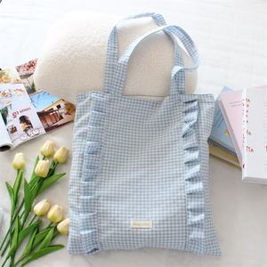 Tas Popok Bayi Baru OEM Pabrik, Gaya Plaid Modis untuk Luar Ruangan, Tas Tote Ibu yang Tahan Lama, Tas Gantung Kereta Bayi, Set 2 Buah - Product Image 4