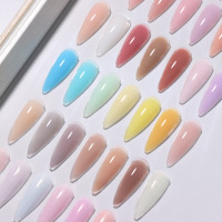 KNC Nude Clear Milky White Extension auto-nivelante UVGel Nail Polish Quick Building Private Label Builder Nail Extensions Gel2kg
