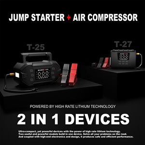 New Product 4000A 30000mAh Car <b>Battery</b> Power Bank 150PSI Jump With for All Gas or Engines 10.0L S-T25 Car Jump St - Product Image 3