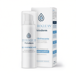 Antroclean Gel Féminin Rafraîchissant Fisioderm 100ml Gel Raffermissant Vaginal Sérigraphié Fabriqué en Italie - Product Image 2