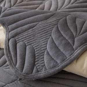 Lait velours feuilles housse de canapé protecteur de coussin antidérapant ajustement universel pour <span class=keywords><strong>fauteuil</strong></span> à canapés sectionnels pour décor de bureau à domicile - Product Image 5