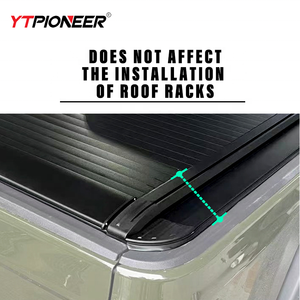 YTPIONEER Retractable Electric Tonneau Cover for Jeep Gladiator JT 2021 Waterproof Pickup Soft Roll-up Truck Bed Cover