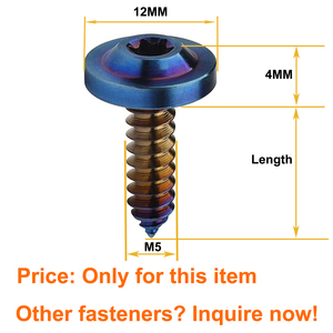 Jscrew Titan Bolt Kit Cho Surron Ánh Sáng Bee X Talaria X3 Đầy Đủ Cơ Thể Thiết Lập <span class=keywords><strong>Gr5</strong></span> Titan Vít M6 M8 M10 Hex Mặt Bích Xe Máy - Product Image 5