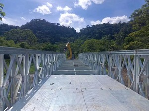Passerelle en acier galvanisé à <span class=keywords><strong>prix</strong></span> compétitif Structure en acier <span class=keywords><strong>Bailey</strong></span> Truss 200 Ponts en acier portables - Product Image 6