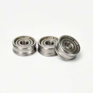 U5*23*6.5/8.1 U Groove <b>Track</b> Roller Sealed <b>Ball</b> Bearing Chrome Steel Oil Lubricated Precision P0 Single Row ZZ Sealed - Product Image 2