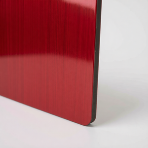 Panneau sandwich 5 mm en aluminium avec revêtement PVDF rouge 5595, ignifuge, moderne, pour enseigne de bâtiment de bureau - Product Image 5