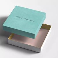 Boîte en carton d'habillement de logo personnalisé empaquetant le couvercle démontable et les boîtes rigides basées