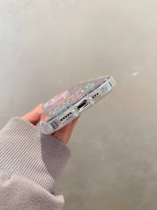 Custodia Protettiva <span class=keywords><strong>Trasparente</strong></span> Effetto Specchio per iPhone 17 Pro Max, <span class=keywords><strong>Cover</strong></span> Rosa per Ragazze Felici, Compatibile con <span class=keywords><strong>Apple</strong></span> 15 Plus 16 - Product Image 6