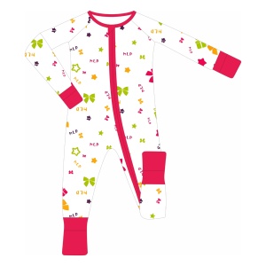 Nuevo mameluco de bambú de estilo informal de verano caliente para bebé súper suave para Onesies con diseño de cremallera para niños y niñas recién nacidos - Product Image 1