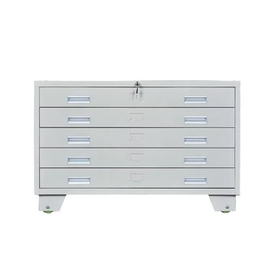 Commercial Engineering <b>Storage</b> Unit Heavy Duty Steel Flat File A1-A4 paper Multi-Layer Map Drawing Document Cabinet with <b>Locker</b> - Product Image 2