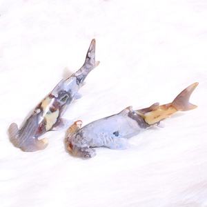 El oyma doğal çiçek akik kristal köpekbalığı Sakura kiraz çiçeği akik hayvan oyma - Product Image 3