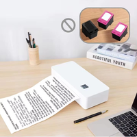 Imprimante thermique portable A401 300 DPI A4 mini USB BT, prend en charge l'impression PDF, Word, Excel, JPG, compatible avec les téléphones Android, iOS, Windows, Mac
