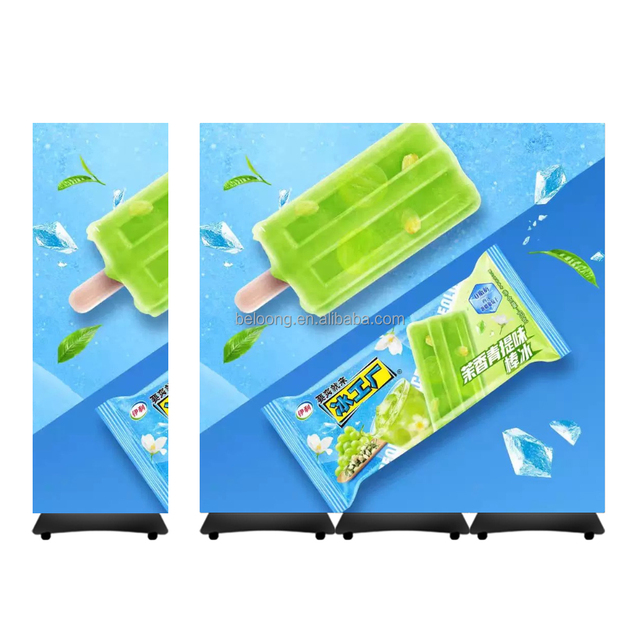 Led Stand Poster Hd Movable Led Poster Led Screen for Poster