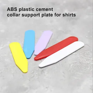 Hot Sale Colorido ABS Plastic Cement Collar Suporte Vestuário Acessórios Collar Stifeners Collar Estadias para Camisa Roupas