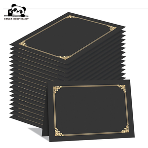 Custom Logo Debossing Gold Foiling Letter Size 8.5x11inches Title Award Folder <strong>Certificate</strong> Holder - Product Image 3