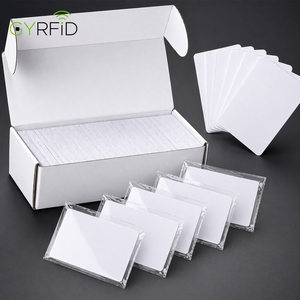 Carte NFC vierge imprimable personnalisable avec puce RFID 13,56 MHz/125 kHz NFC213/215/216 F08 T5577, carte <span class=keywords><strong>de</strong></span> visite NFC en PVC pour impression jet d'encre - Product Image 1