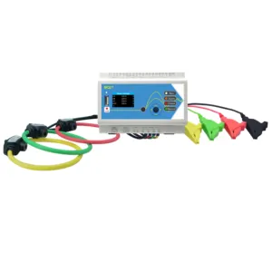 Monitor de energia com tela oled colorida analisador potência trilho da china mq21 3p4w