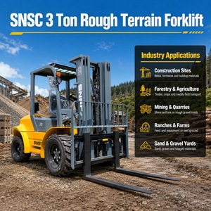 SNSC Montacargas 4x4 de 3 tonnes pour fermes, forêts, chantiers et terrains non pavés - Product Image 1