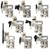 Juguetes Militares Especiales, Sets de Bloques de Construcción de Fuerzas Especiales, SWAT, Comando Fantasma, Policía, Soldados, Figuras de Acción del Ejército, Armas, Ladrillos de Juguete