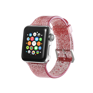 <span class=keywords><strong>Precio</strong></span> de fábrica colorido de reemplazo de silicona brillante correa de reloj de pulsera banda <span class=keywords><strong>Apple</strong></span> <span class=keywords><strong>Watch</strong></span> serie 5 4 3 2 1 - Product Image 5