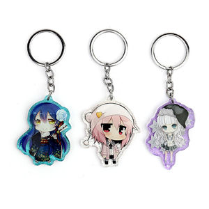 Hengyao Custom Printed Acrylic Keychain Cute Clear Plastic Charms Wholesale Anime-Style Key Chains