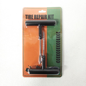 Kit de Reparación de Neumáticos de Acero al Carbono Premium con 2 Juegos de Agujas Espirales en Forma de T para Fácil Reparación de Pinchazos, Negro, Audi A8 2022-2024 - Product Image 3