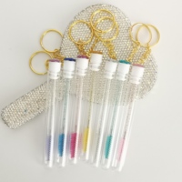 BY 50PCS Brosse à cils jetable Brosse à cils Baguettes de mascara pour applicateur d'extension de cils