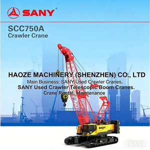 Grue sur chenilles Sany SCC750A de 75 tonnes, best-seller, avec réductions de prix - Product Image 2